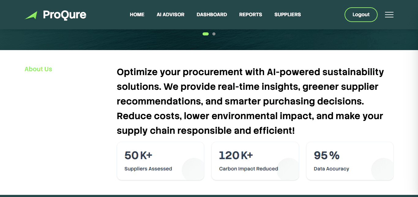 ProQure screenshot 2